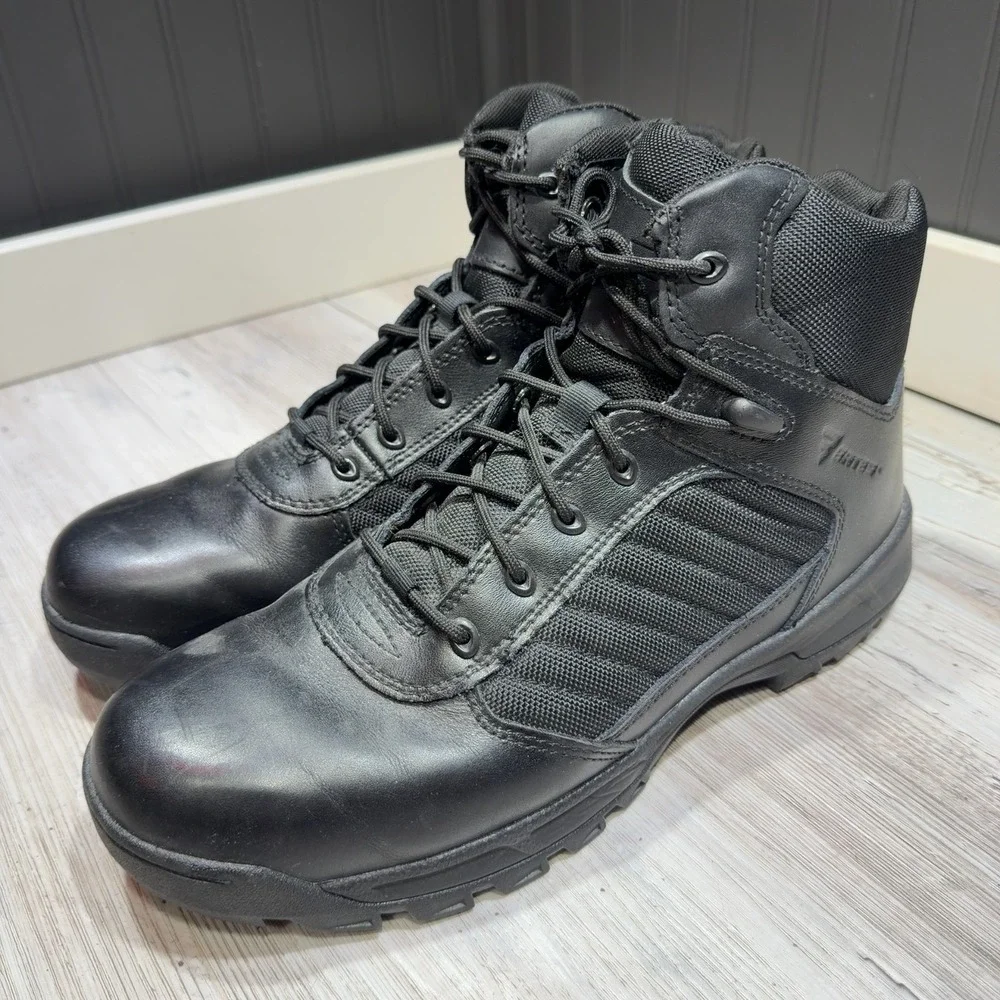 Bates Tactical Sport 2 Mid E03160 Boots Men US 11M Black Leather Combat Military